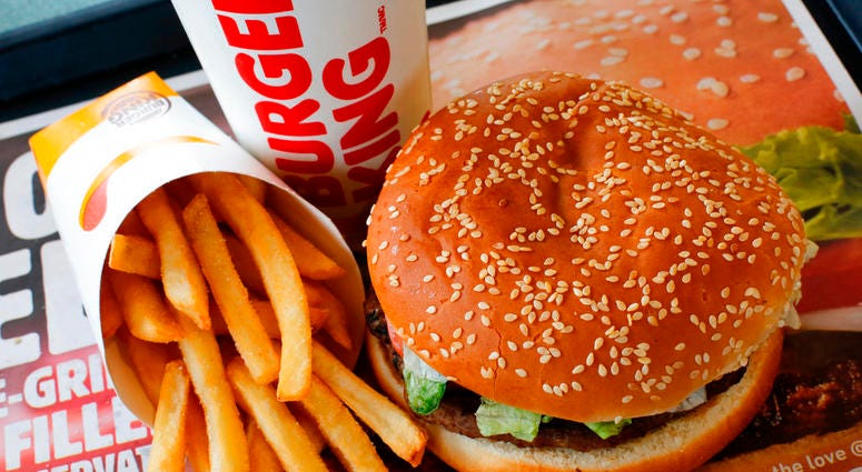 Burger King Whopper meal - AP Burger King Whopper meal - AP